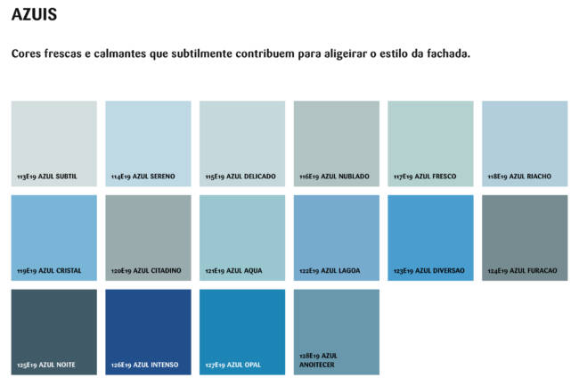 Catalogo exterior robbialac azuis