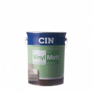 CIN VinylMatt Mate para Paredes interiores - 5 L, Branco