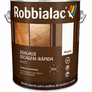 Robbialac Verniz Pavimentos Soalhos Secagem Rápida Mate