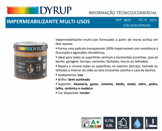 Dyrup Impermeabilizante Invisivel Multi Usos - Image 2