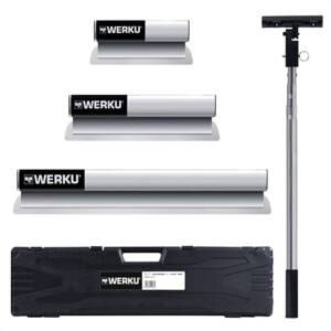 Werku Jogo de Espatulas com cabo telescópico WK602540