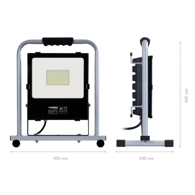 Werku Projetor de Trabalho LED 100W 9000 Lumens WK403210 - Image 7