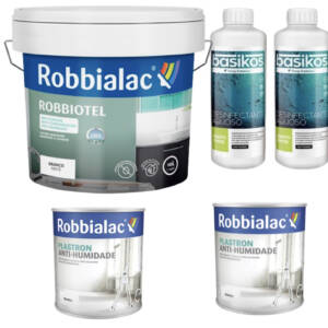 Robbialac Kit Anti-Humidade Branco Mate 50m2