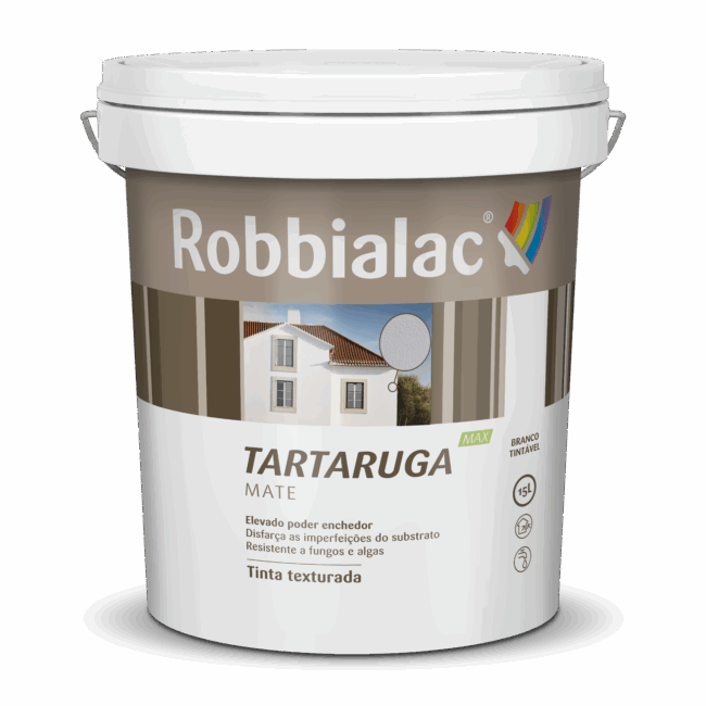 Robbialac tartaruga max tinta areia texturada